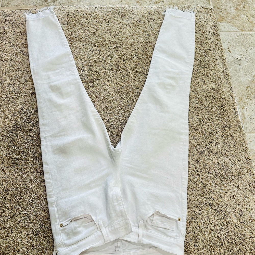 Frame Denim White Skinny Jeans Classic Design